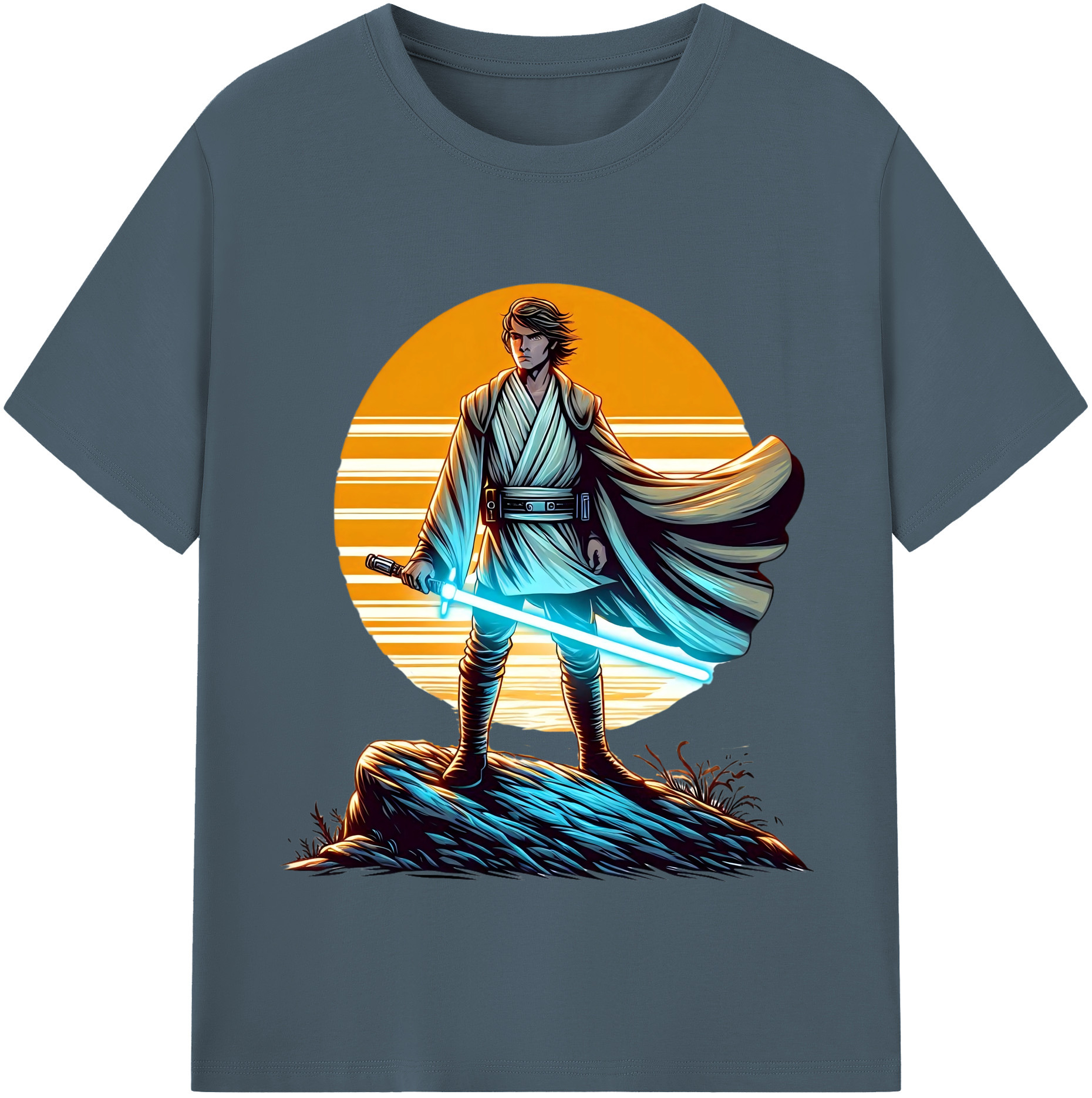 （画像用） スター・ウォーズ Star Wars 綿100％半袖Tシャツ（フロントプリント）